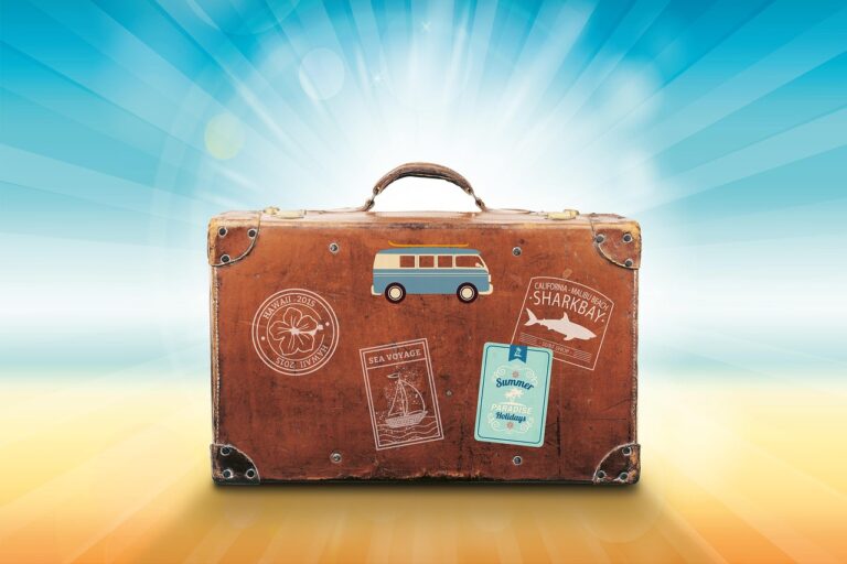 luggage, travel, sunlight, vacations, summer, nature, stickers, volkswagen bus, hawaii, malibu, beach, paradise, holidays, dream, sun rays, suitcase, bag, travel, travel, travel, travel, travel